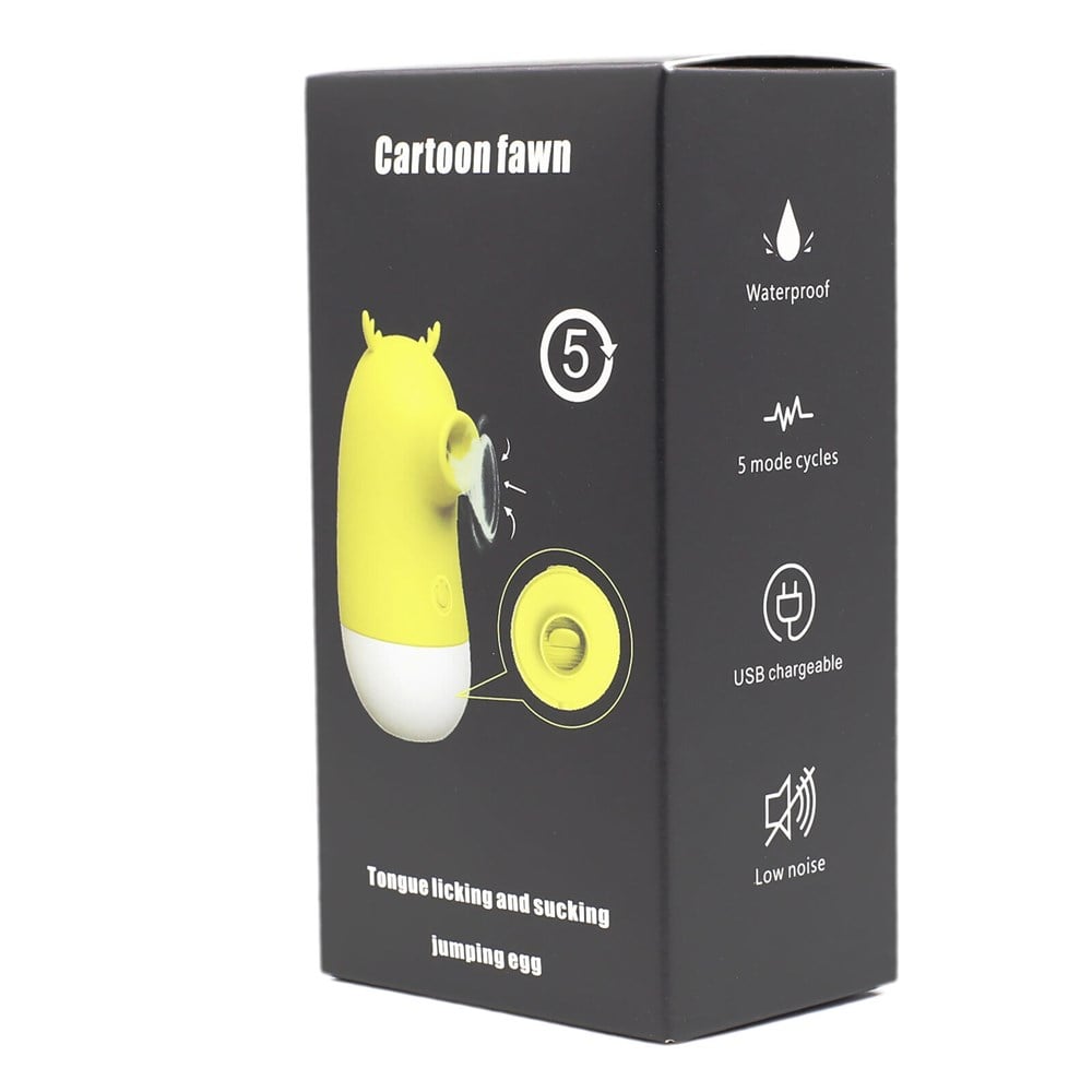 USB Şarjlı 5 Emme ve Dil Uyarım Fonksiyonlu Teknolojik Vibratör