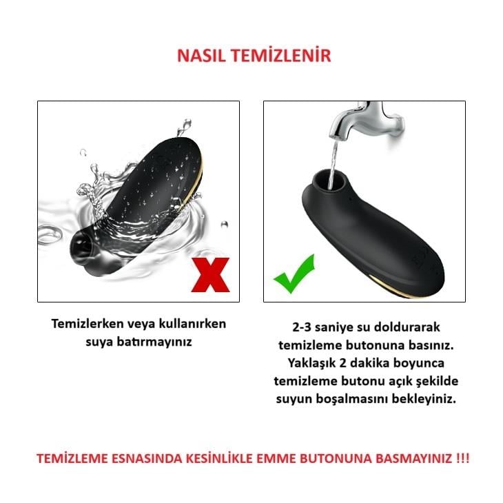 USB Şarjlı 7 Emme Fonksiyonlu Teknolojik Vibratör- Otis