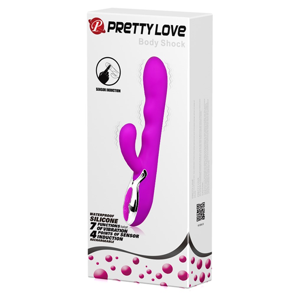 USB Şarjlı 7 Fonksiyonlu 4 Nokta Sensörlü Teknolojik Vibratör