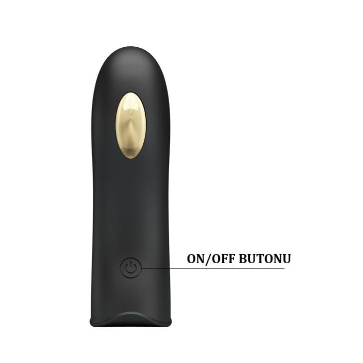 USB Şarjlı 7 Titreşim & Elektro Şoklu Klitoris Uyarıcılı Titreşimli Parmak Vibratörü