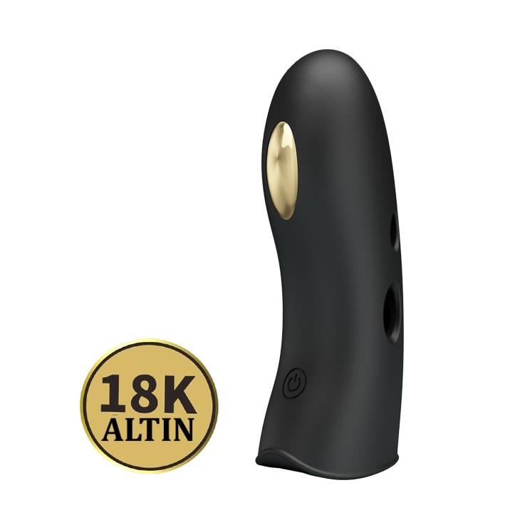 USB Şarjlı 7 Titreşim & Elektro Şoklu Klitoris Uyarıcılı Titreşimli Parmak Vibratörü