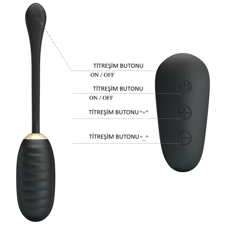Uzaktan Kumandalı 12 Titreşim Fonksiyon 18 Ayar Altın Kaplamalı Teknolojik Vibratör Yumurta