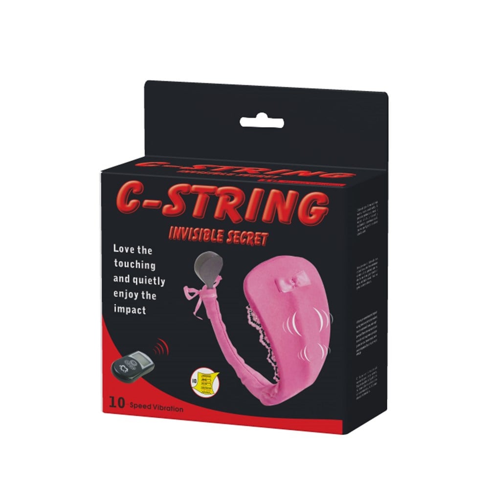 Uzaktan Kumandalı G String Titreşimli Vibratör Külotu İç Giyim