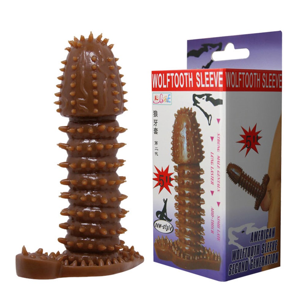 Vajinal Uyarıcı Tırtıklı Penis Kılıfı
