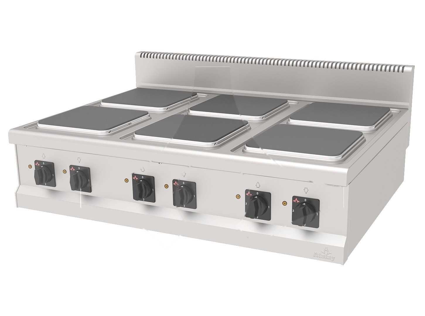 AEO-1290S - Atalay Elektrikli Ocak 6 X 300 X 300 1200x900-ELEKTRİKLİ OCAKLAR - Demasan
