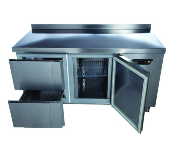 Ndustrio Tezgah Tipi 2 Kapılı - 2 Çekmeceli Snack Buzdolabı