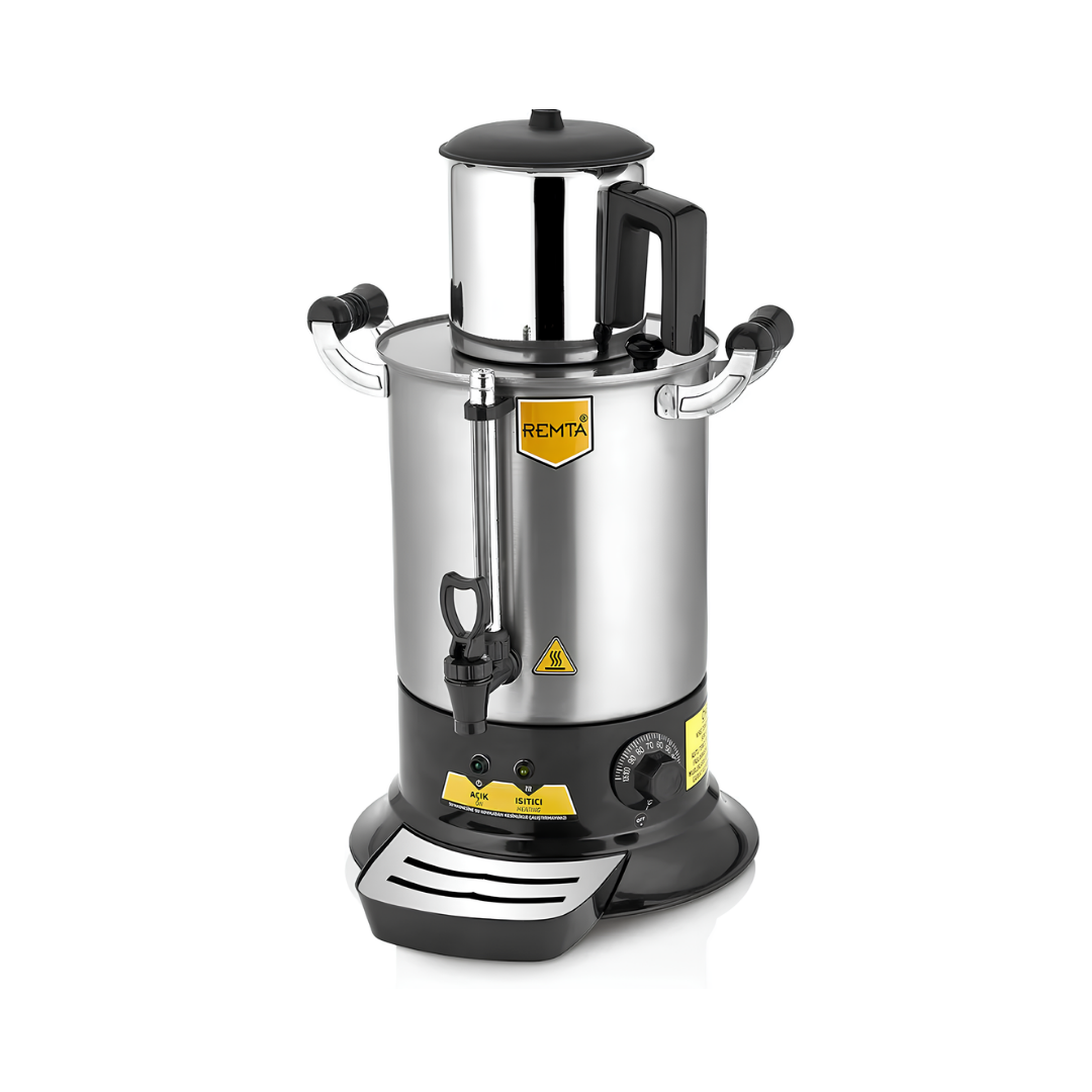 Platin Model Tek Demlikli Çay Makinesi 9 lt (Demlik Dahil) 
