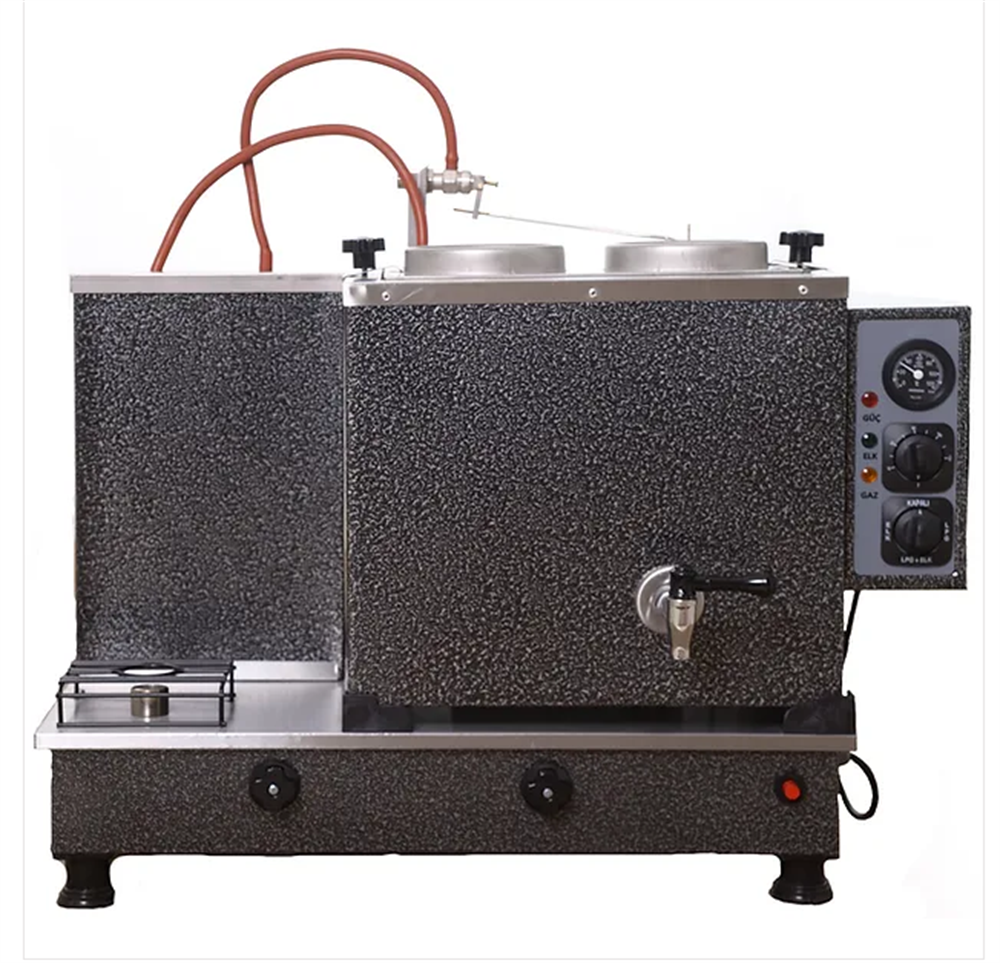 2 Demlikli Statik Çay Kazanı 