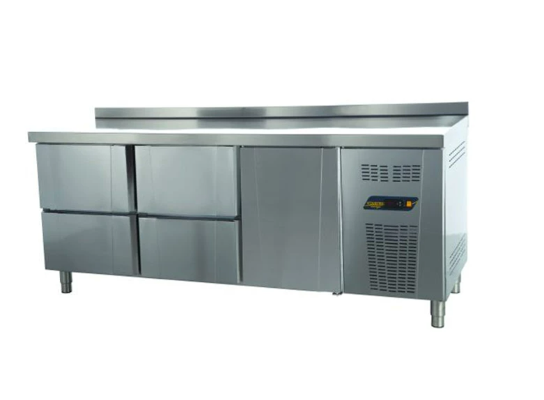 Ndustrio Tezgah Tipi 4 Çekmeceli Snack Buzdolabı