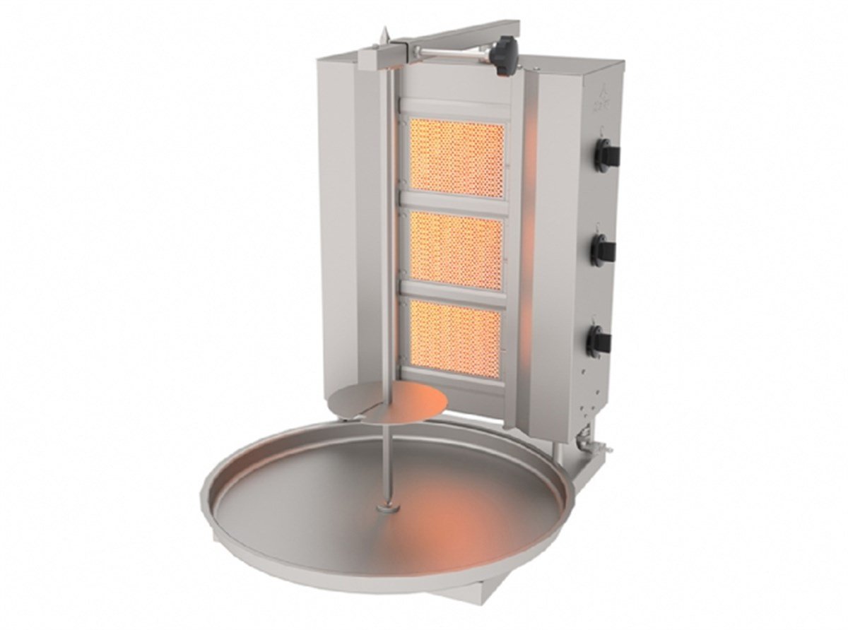 ADG-3S Atalay Döner Ocağı Gazlı 3 Gözlü Sabit