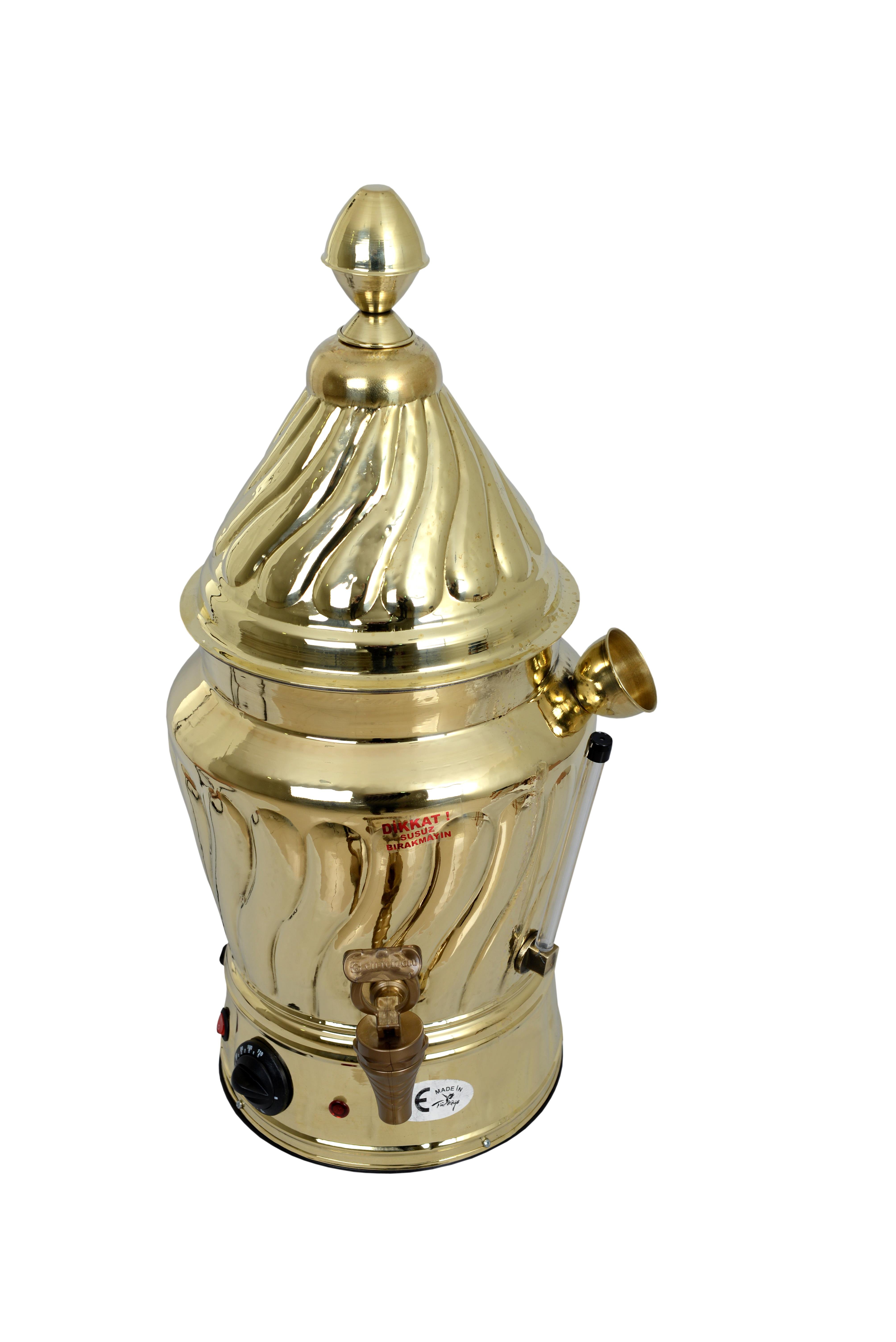 Karıştırıcılı 7,5 Litre Bakır Salep Makinesi