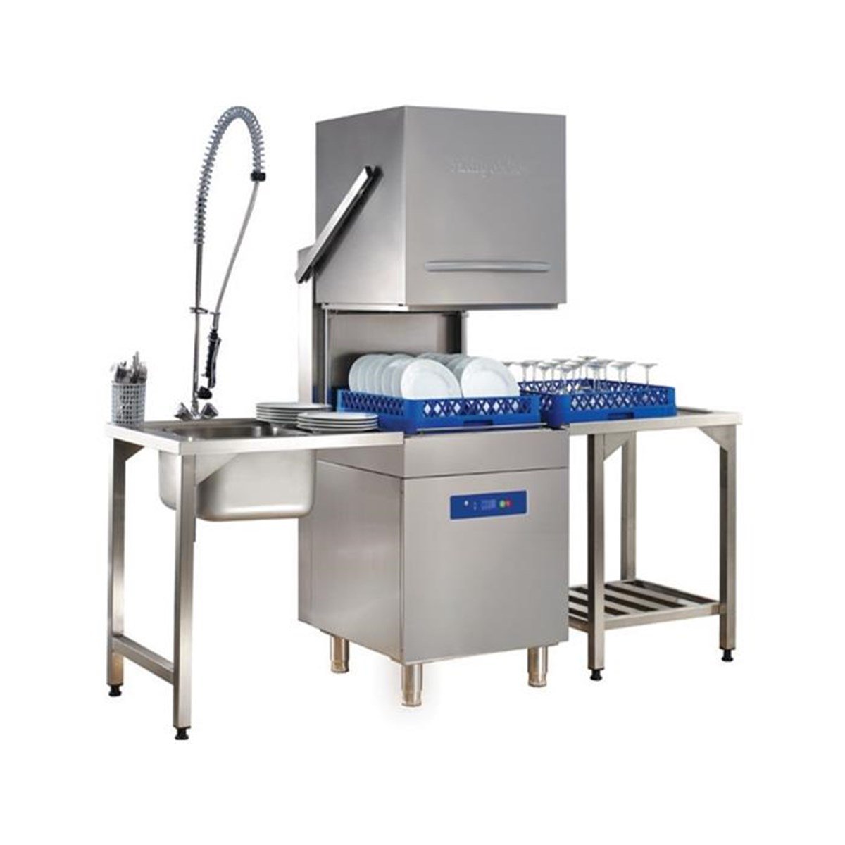 Öztiryakiler OBM 1080D Giyotin Tip Bulaşık Yıkama Makinesi, Dijital