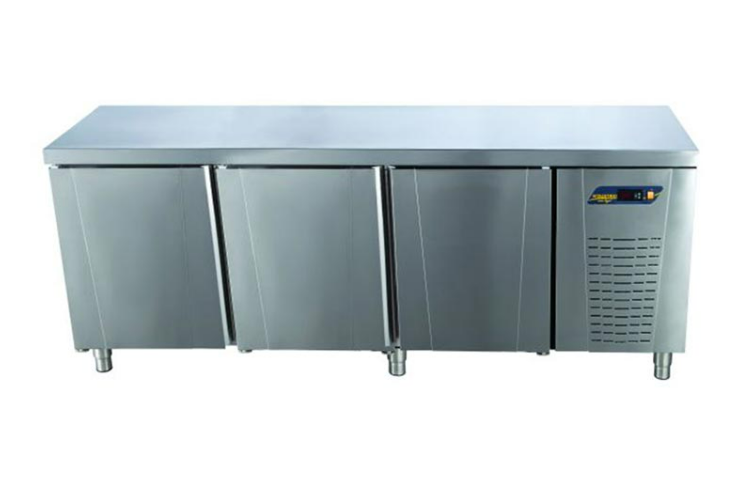 Ndustrio Tezgah Tipi 3 Kapılı Sırtsız Snack Buzdolabı