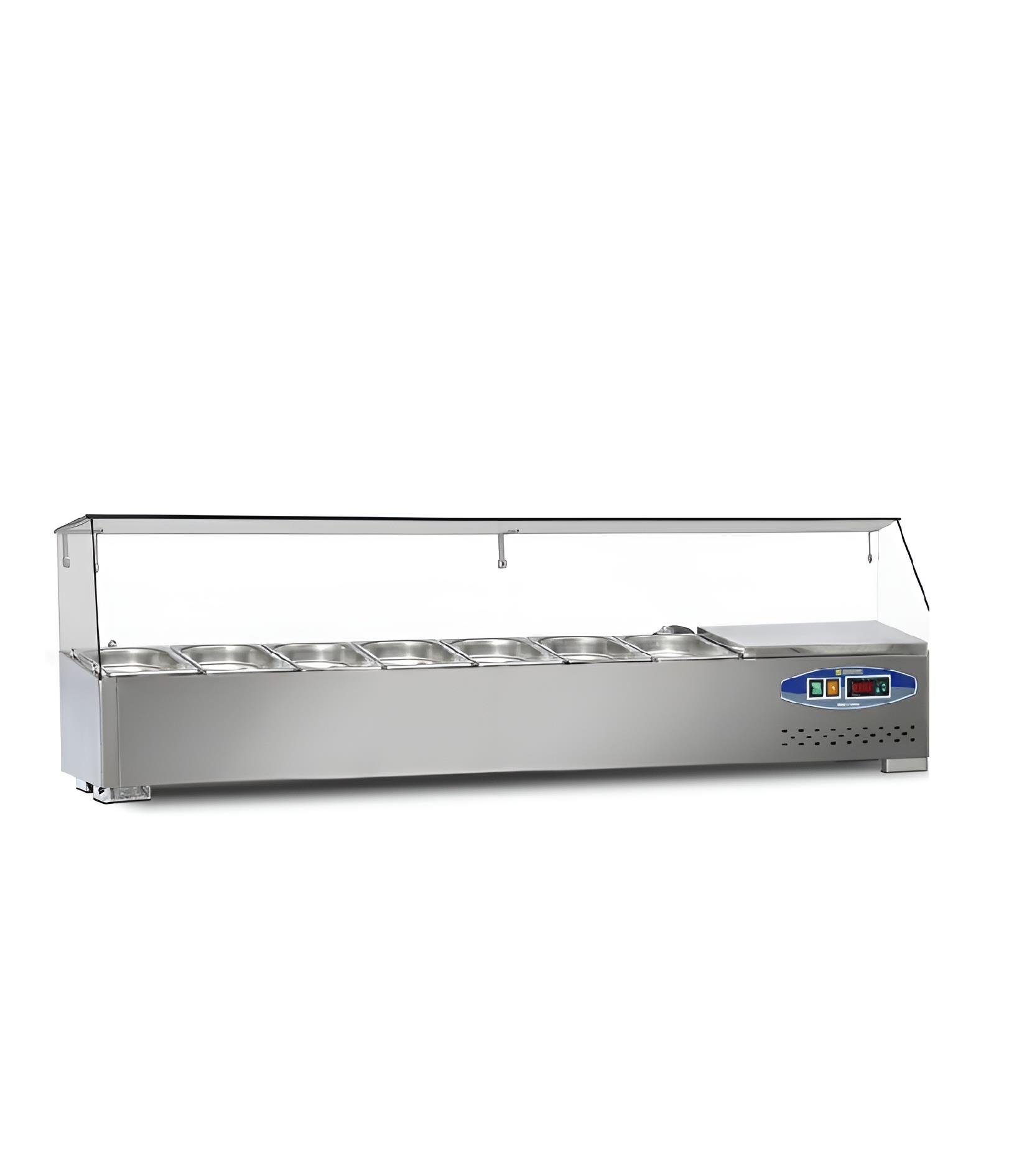 Saladbar, Soğutmalı, 150cm, Gn1/4 7 Küvet