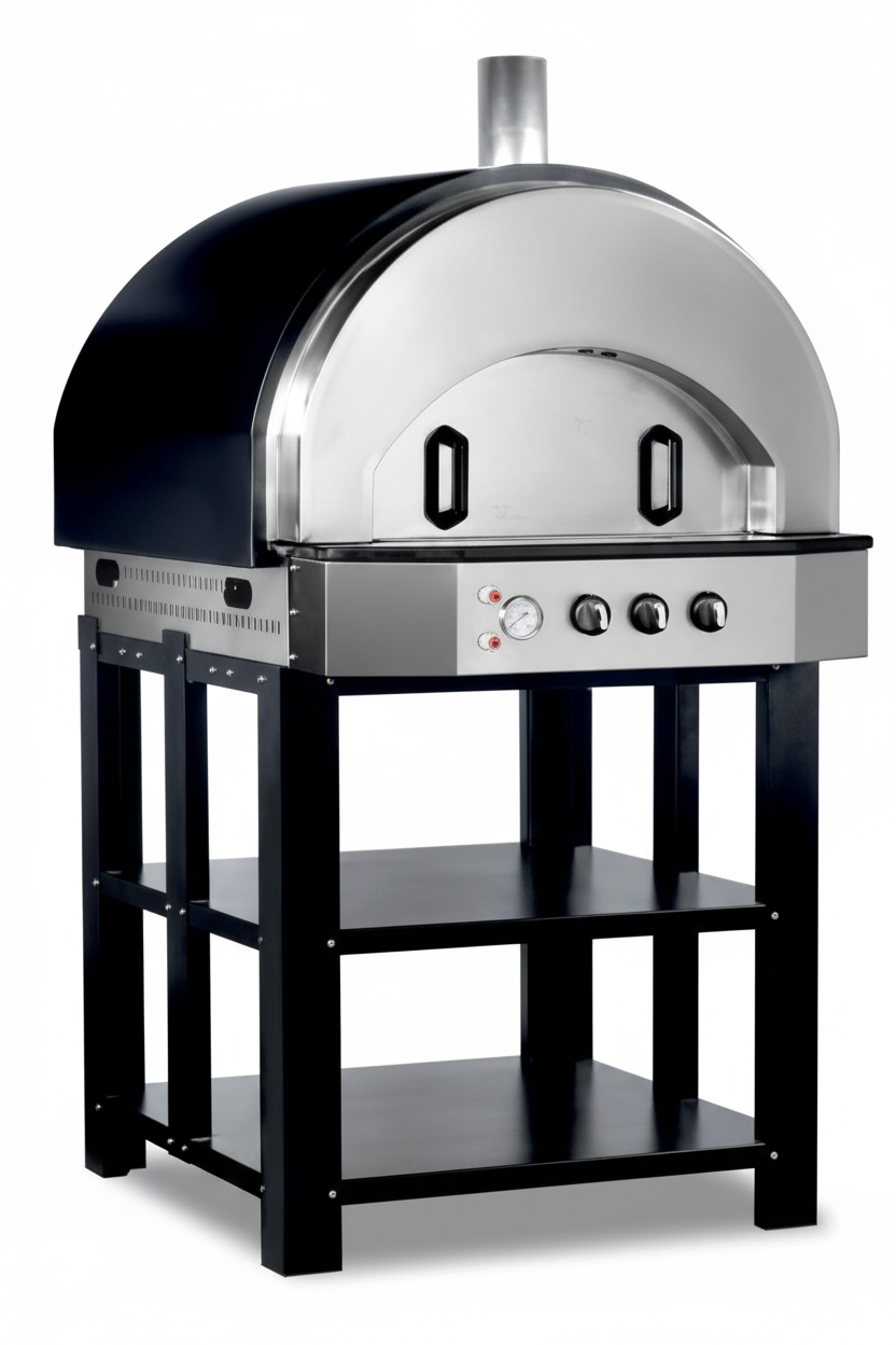 TTFG-100 Endüstriyel Gazlı Döner Tabanlı Pizza ve Lahmacun Fırını