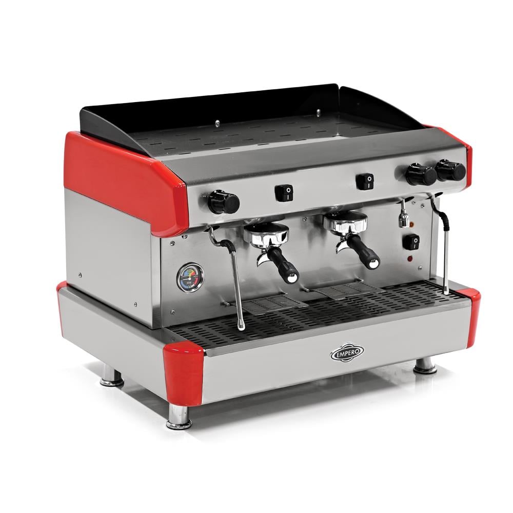 Empero Espresso Yarı Otomatik Kahve Makinesi, 2 Gruplu