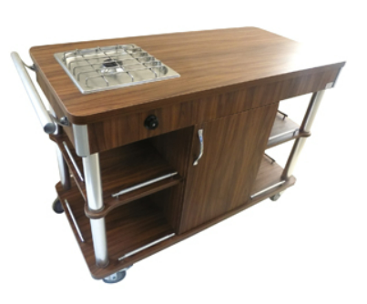 FA03-Tekli Flambe Arabası