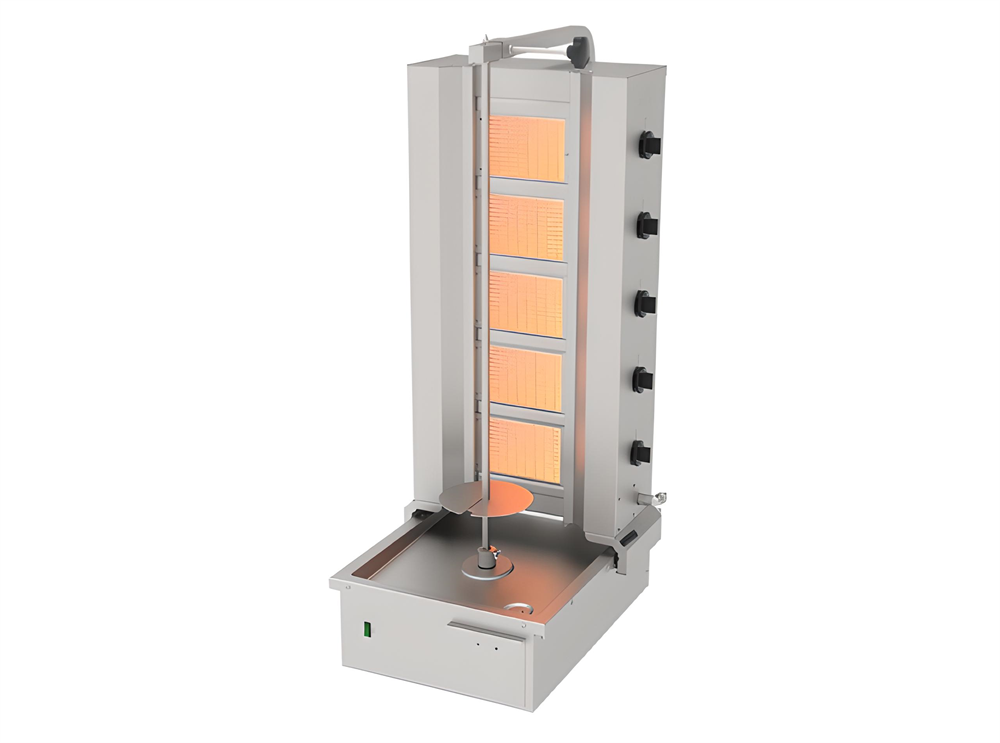 ADG-5A Döner Ocağı Gazlı 5 Gözlü Alttan Motorlu