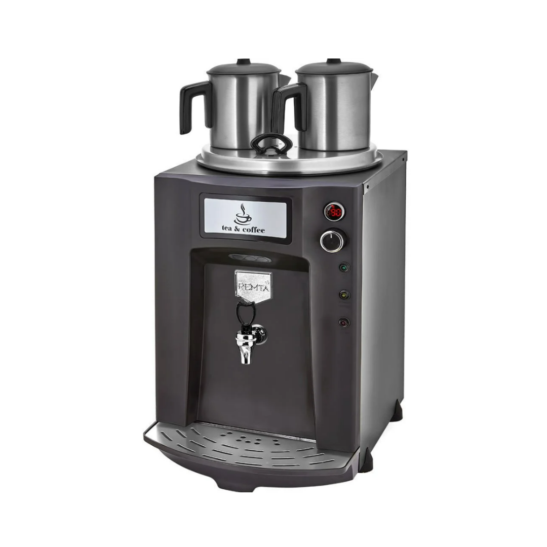 2 Demlikli Premium Jumbo Çay Makinesi 23 lt Şamandıralı (Şebekeden Su Alma)