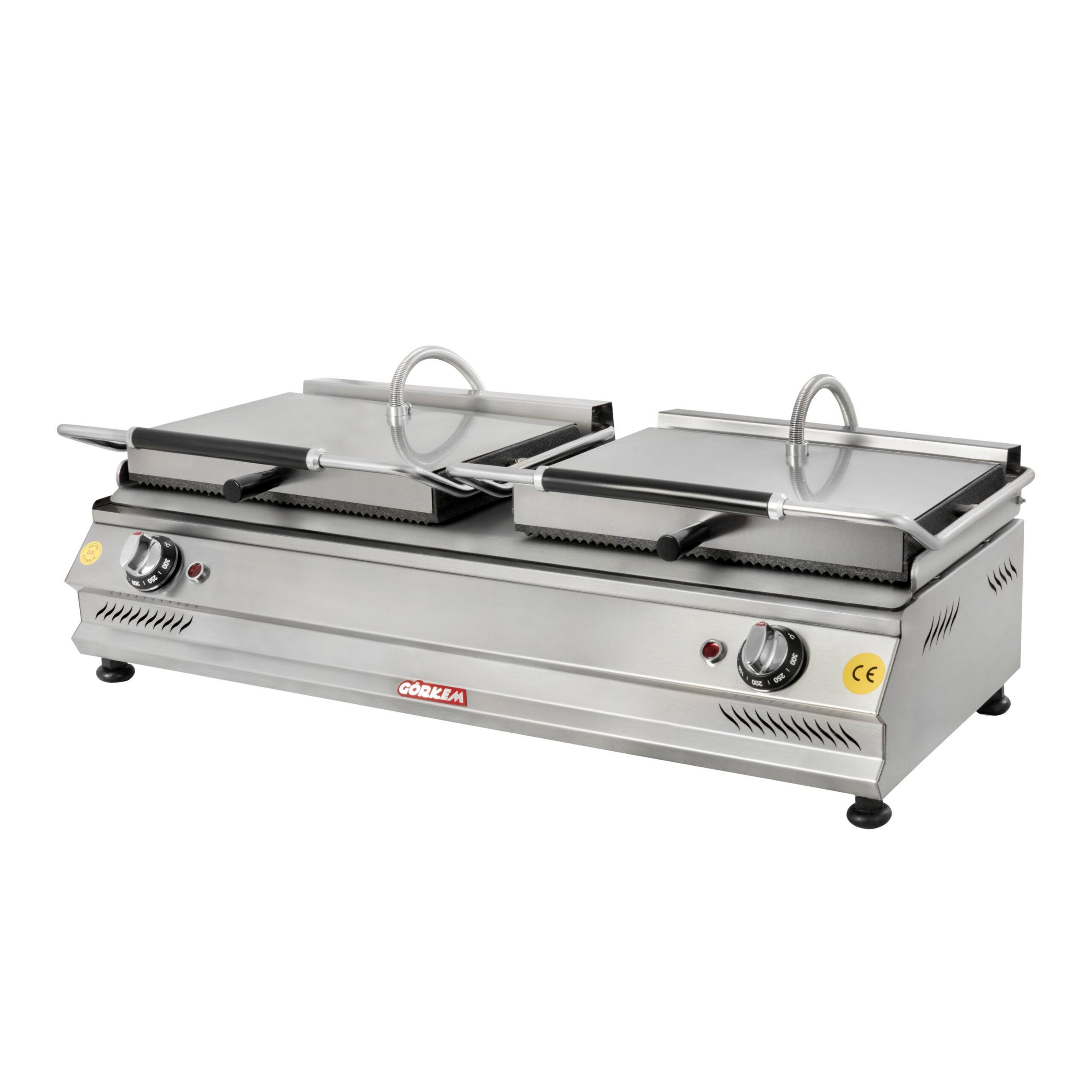 Elektrikli 8 Dilim Çift Kapaklı Tost Makinesi