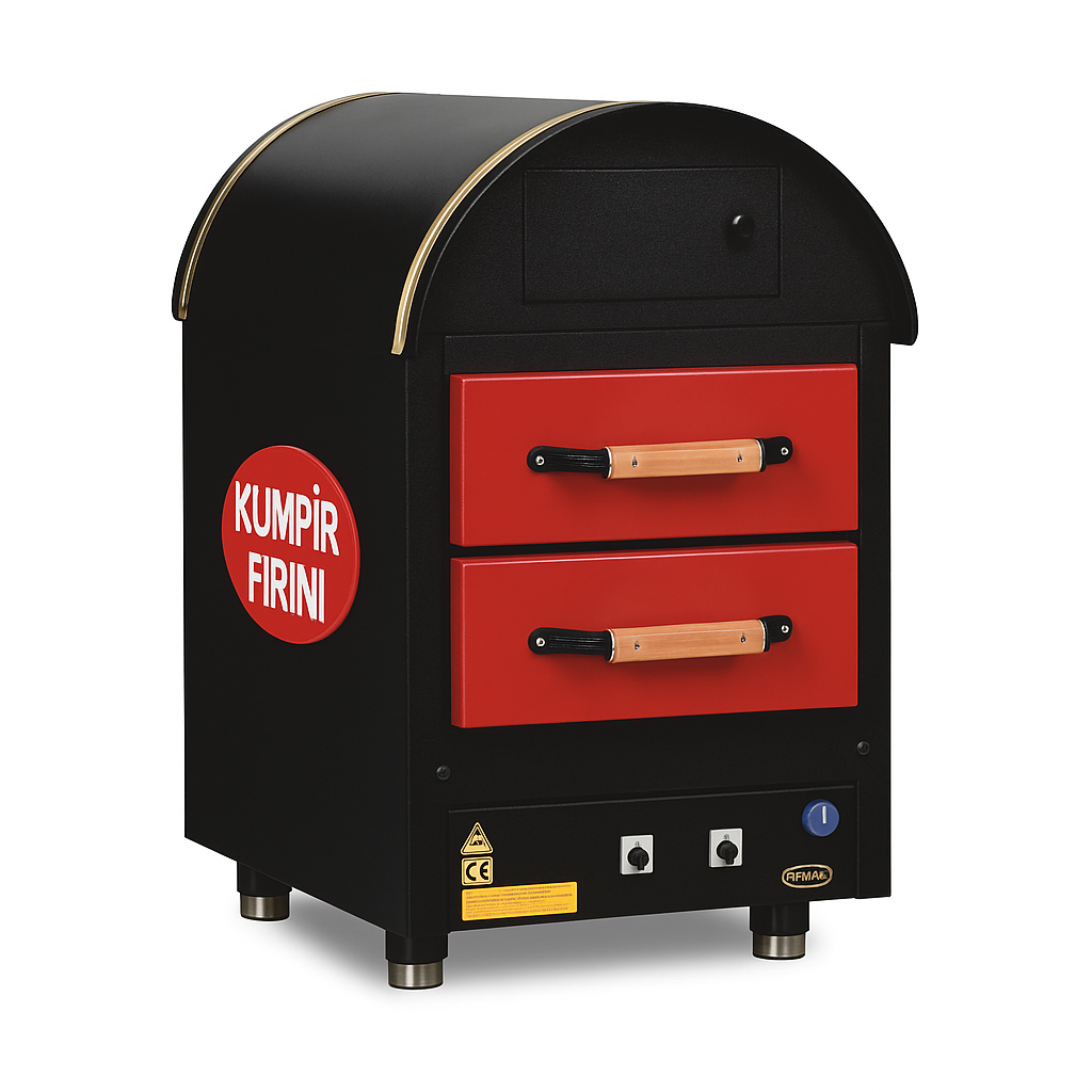 KF-M079-2G Pimak Gazlı Kumpir Fırını (2 Çekmeceli)