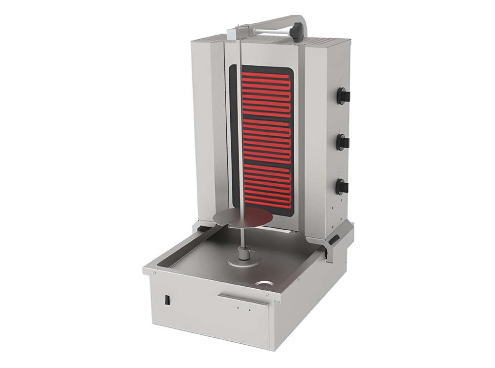 ADE-3A Döner Ocağı Elektrikli 3 Gözlü Alttan Motor Hareketli