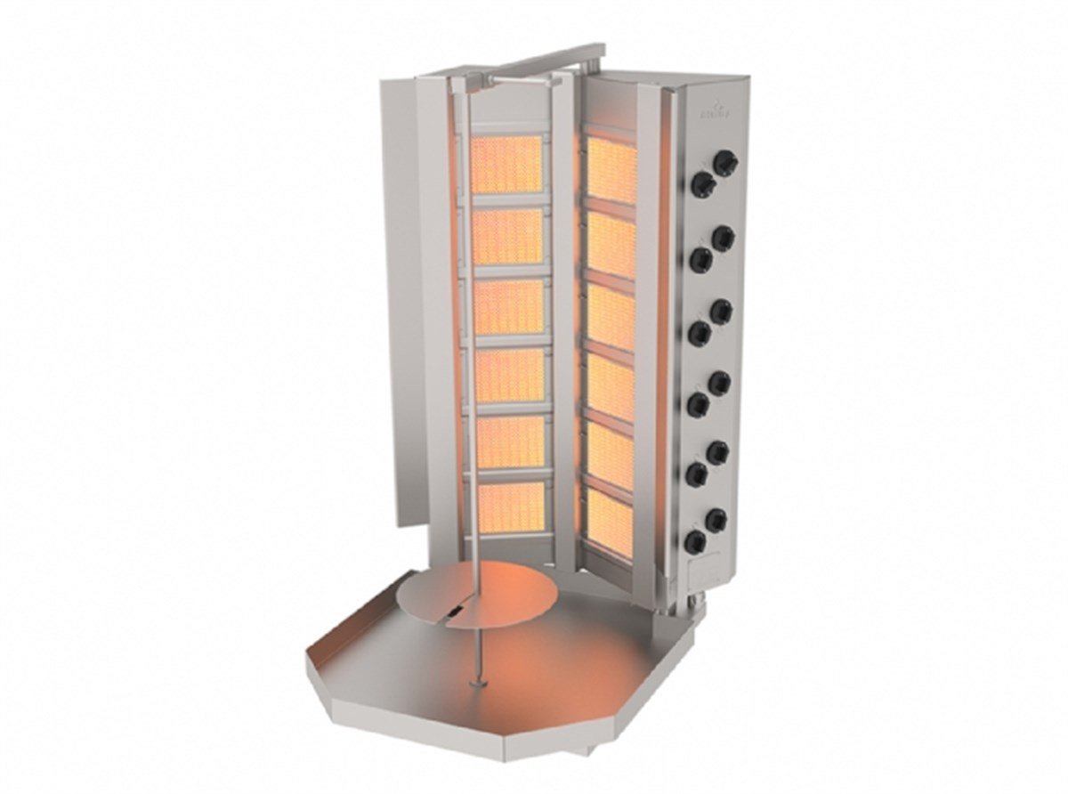 ADG-12S V Döner Ocağı Gazlı 12 Radyanlı