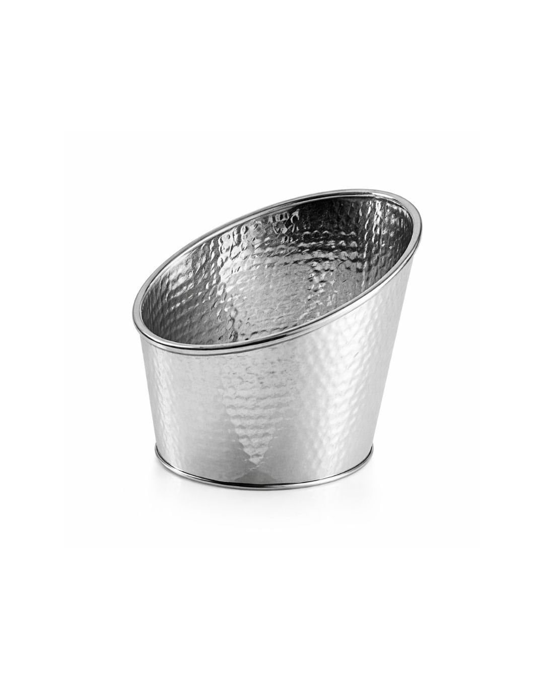 Biradlı Lumina Eğik Çelik Şişe Kovası (15x19 cm)-GIDA SERVİS EKİPMANLARI - Demasan
