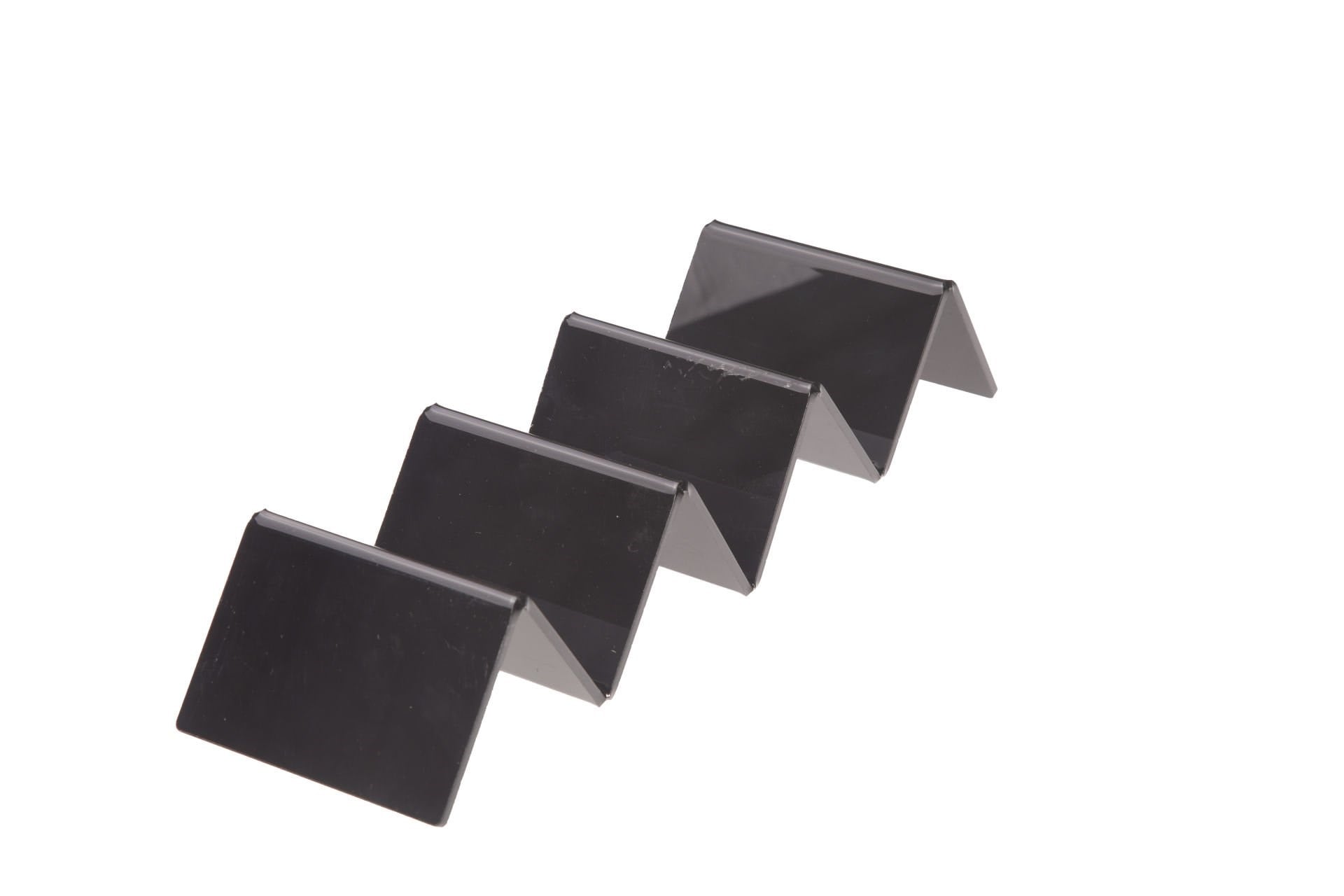 Biradlı Pleksi Taco / Sandviç Standı (33,5x10x6 cm)-Sunum Standları ve Yükselticiler - Demasan
