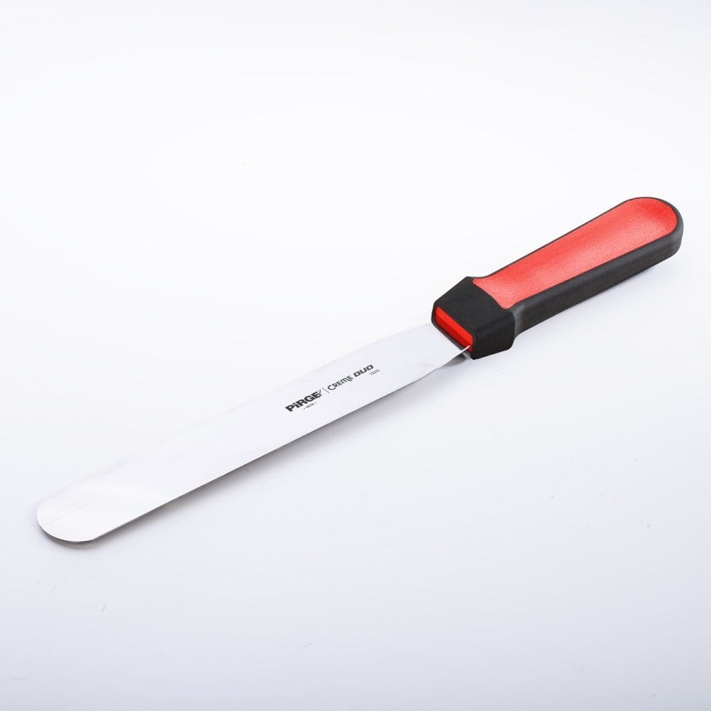 Creme DUO Pasta Paleti 20 cm Kırmızı-SPATULA VE PASTA PALETLERİ - Demasan
