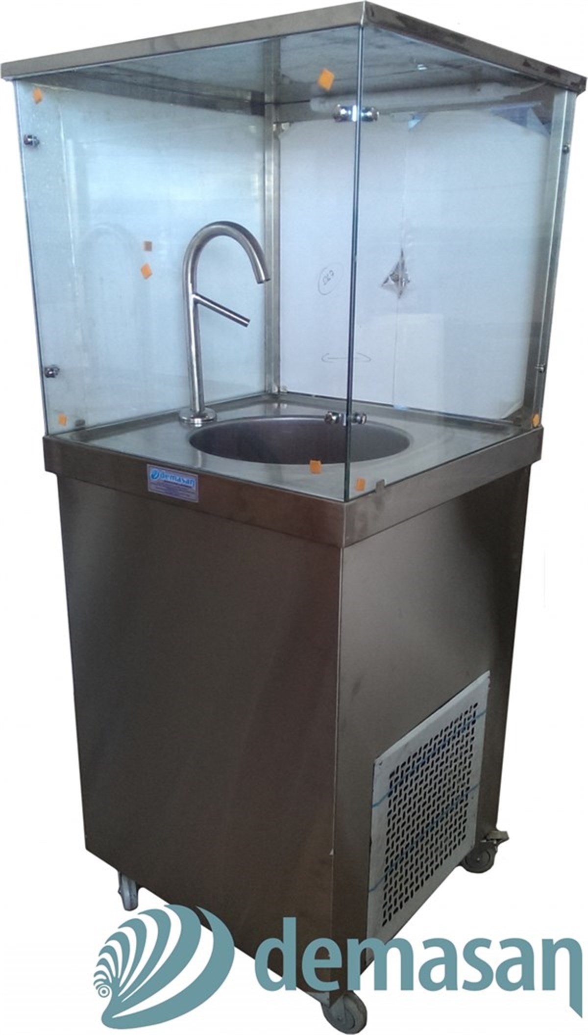 DEM04-Paslanmaz 20 Litre Yayık Ayran Makinası