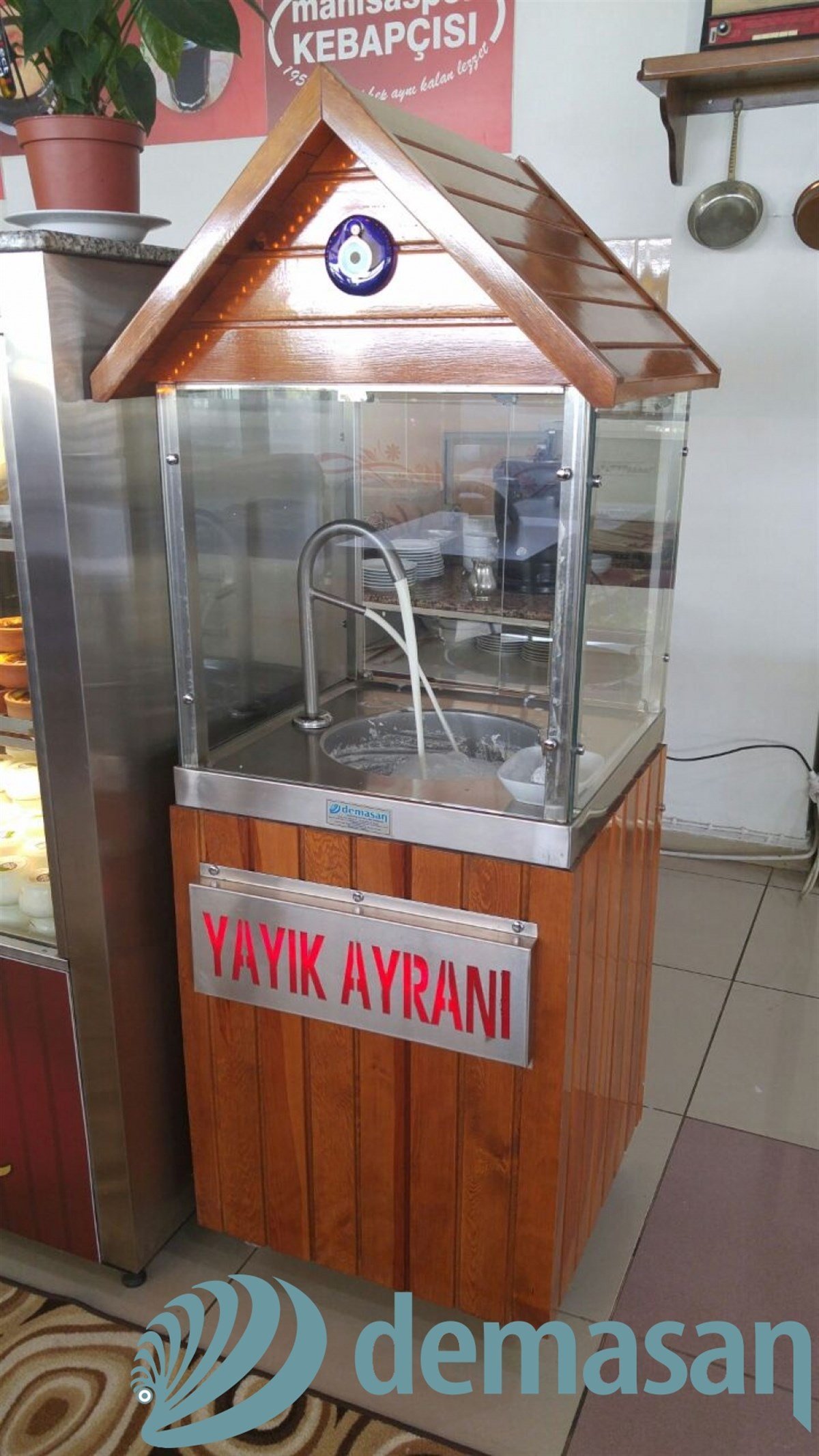 DEM11M-Mini Çatılı 36 Litre Yayık Ayran Makinası