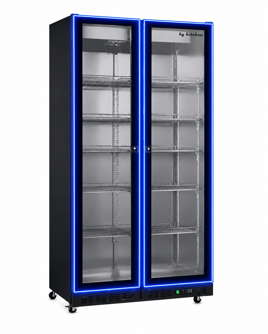 DSC-800 - By Kitchen Dik Tip Çift Kapılı Şişe Soğutucu 490 L-ŞİŞE SOĞUTUCULAR - Demasan
