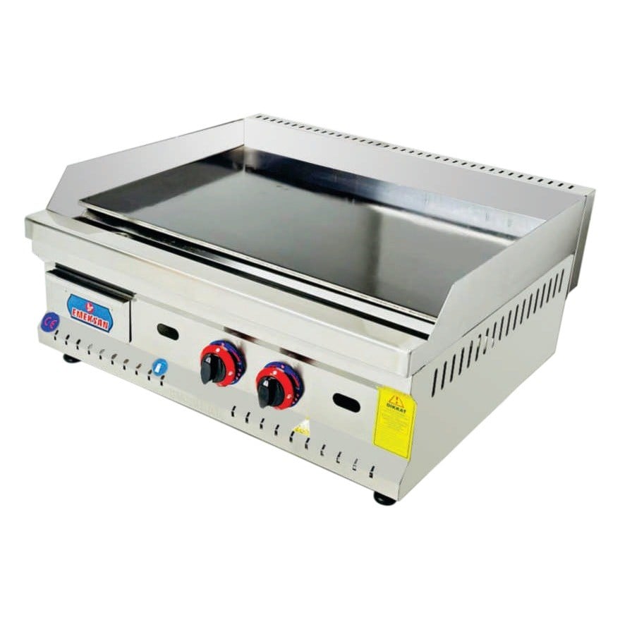 Emeksan 120'lik Pro Seri Pleyt Izgara Gazlı, 120x70x40 cm, 7,5 kW-GAZLI PLEYT IZGARALAR - Demasan

