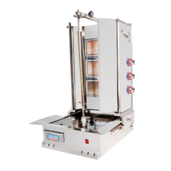Emeksan 3'lü Motorlu Döner Ocağı, 60x72x92 cm, 9,75 kW-ALTTAN MOTORLU DÖNER OCAKLARI  - Demasan
