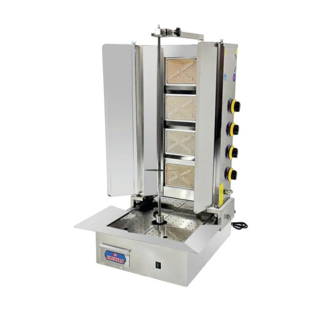 Emeksan 4'lü Motorlu Döner Ocağı, 60x72x113 cm, 13 kW-ALTTAN MOTORLU DÖNER OCAKLARI  - Demasan
