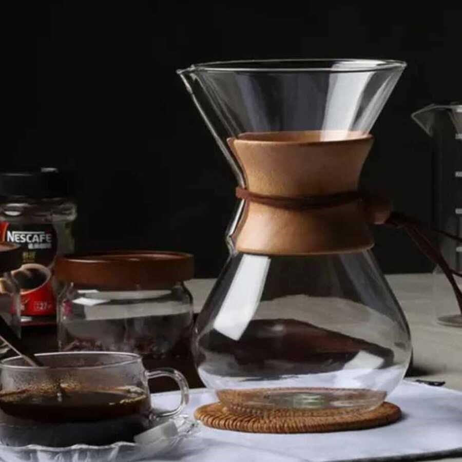 Epinox Cam Kahve Demleme 800 ml (CK-800A)-BARİSTA EKİPMANLARI - Demasan
