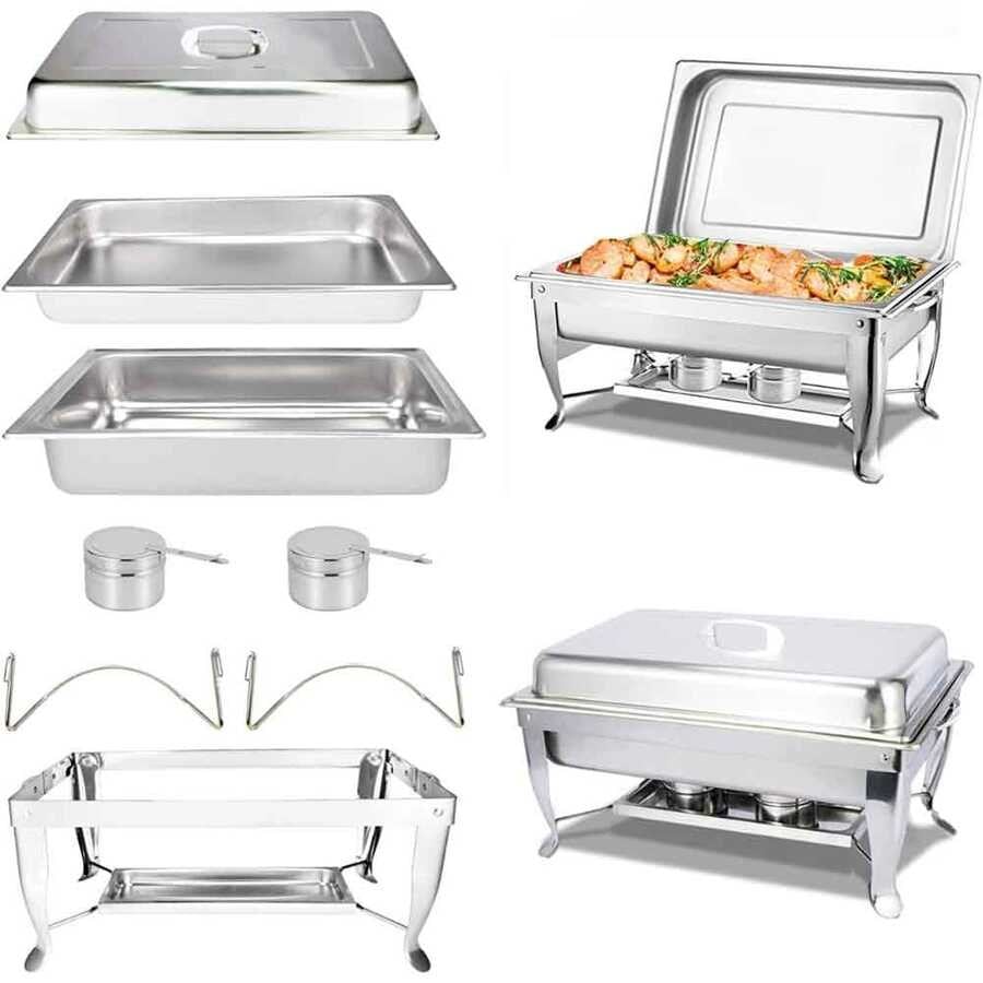 Epinox Chafing Dish Reşo Ekonomik 9 L (CDE-9)-Chafing Dish ve Açık Büfe Üniteleri - Demasan
