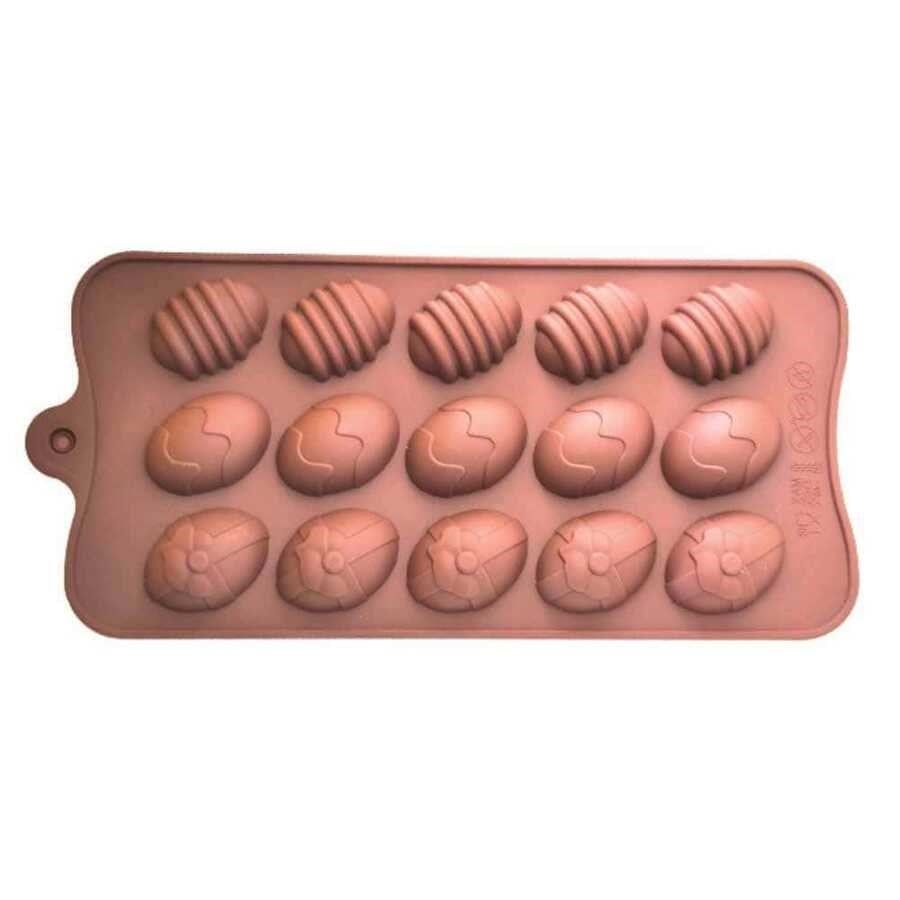 Epinox Çikolata Kalıbı - Silikon - Yumurta (YMR-21)-Pasta ve Baklava Kalıpları - Demasan
