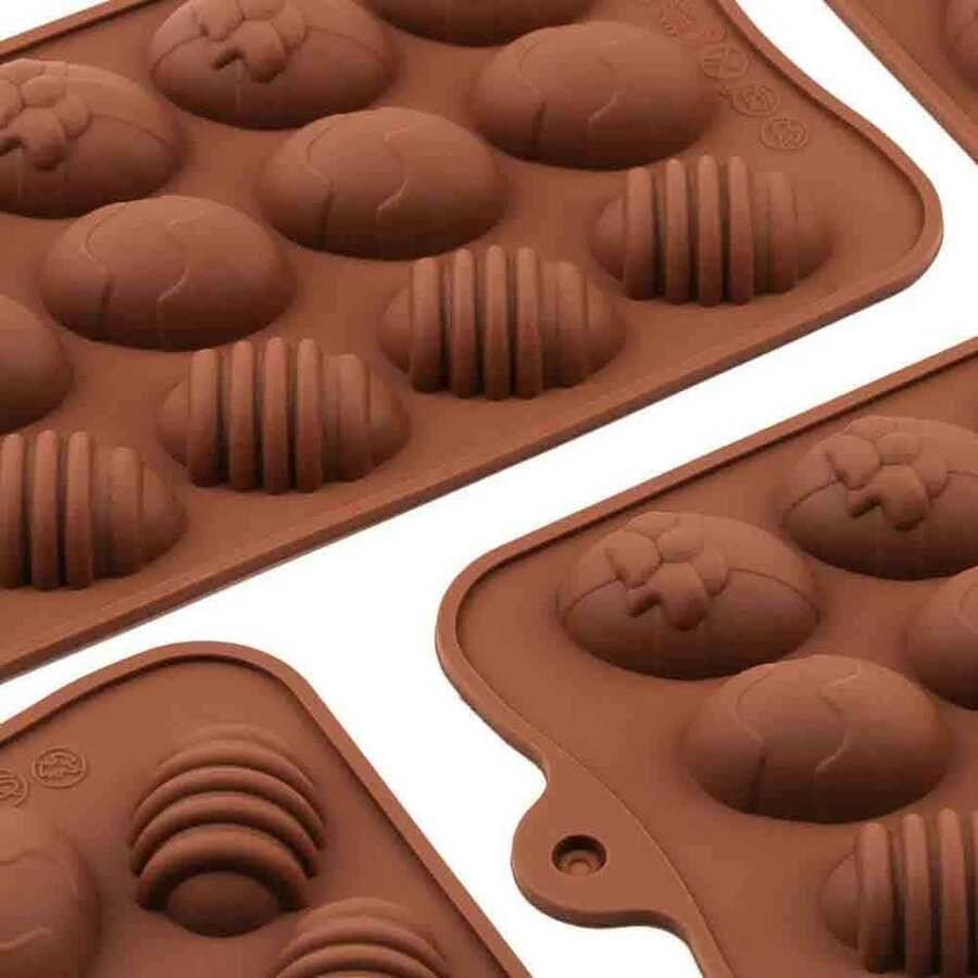 Epinox Çikolata Kalıbı - Silikon - Yumurta (YMR-21)-Pasta ve Baklava Kalıpları - Demasan
