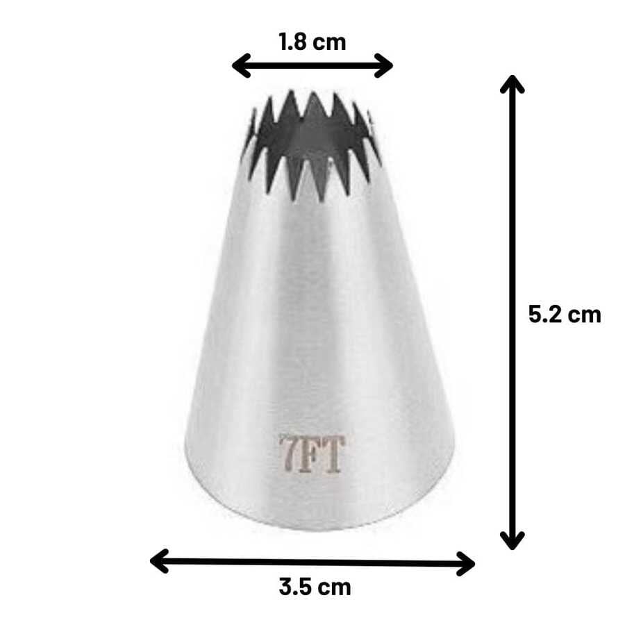Epinox Duy Açık Yıldız 16 Diş 35x18x52 Mm (DY-7FT)-Pastacılık Sarf ve El Aletleri - Demasan

