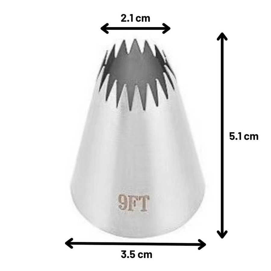 Epinox Duy Açık Yıldız 18 Diş 35x21x51 Mm (DY-9FT)-Pastacılık Sarf ve El Aletleri - Demasan
