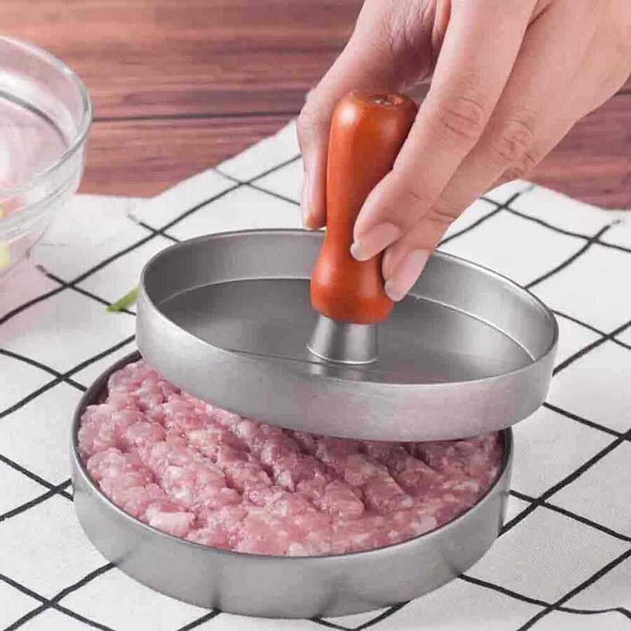 Epinox Hamburger Pressi Alüminyum 12 cm (HPR-12)-MUTFAK EL ALETLERİ VE AKSESUARLAR - Demasan
