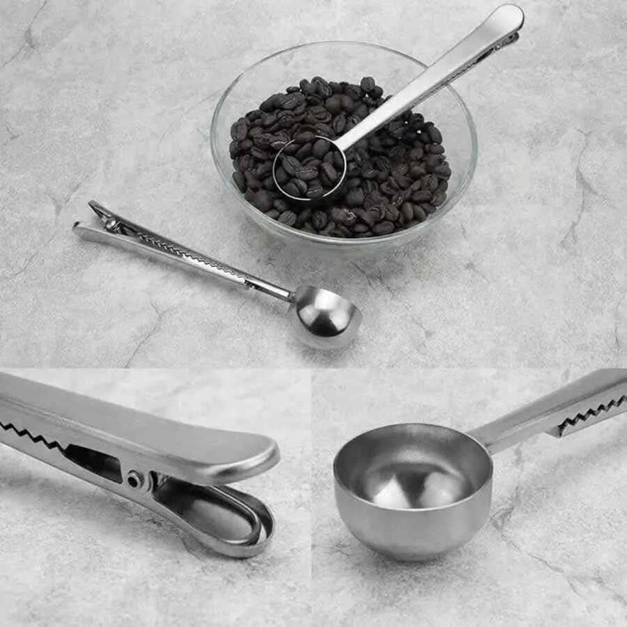 Epinox Kahve Kaşığı Klipsli 17,5 cm (KH-17)-BARİSTA EKİPMANLARI - Demasan
