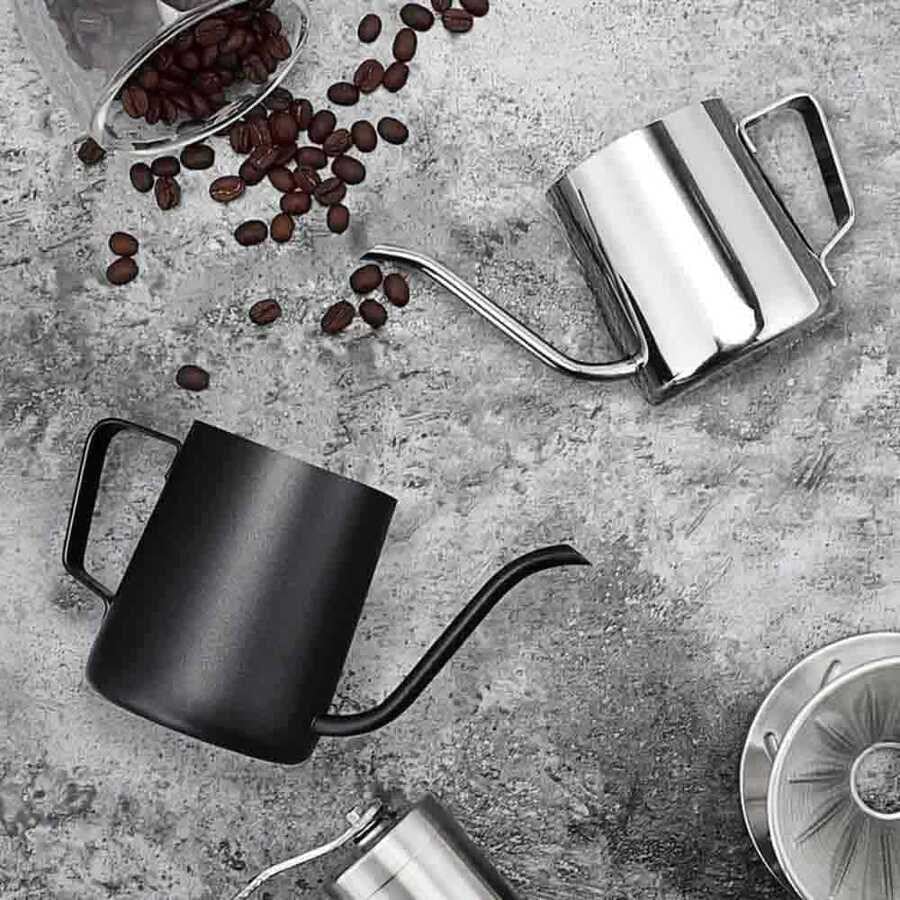 Epinox Mini Kettle 600 ml Çelik (CMK-60)-BARİSTA EKİPMANLARI - Demasan
