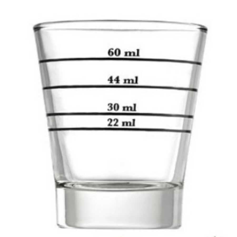 Epinox Motta Kahve Ölçü Bardağı 30/60 ml (MB-30)-BARİSTA EKİPMANLARI - Demasan

