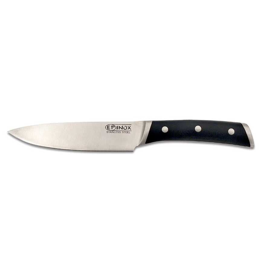 Epinox Şef Bıçağı Siyah 15 cm (EY-15CB)-ŞEF VE SANTOKU BIÇAKLARI - Demasan
