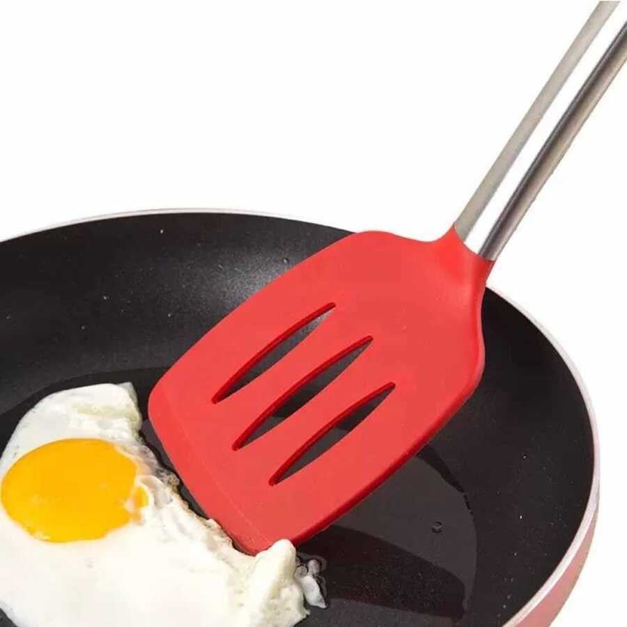 Epinox Silikon Spatula Kırmızı (SS-35K)-Pastacılık Sarf ve El Aletleri - Demasan
