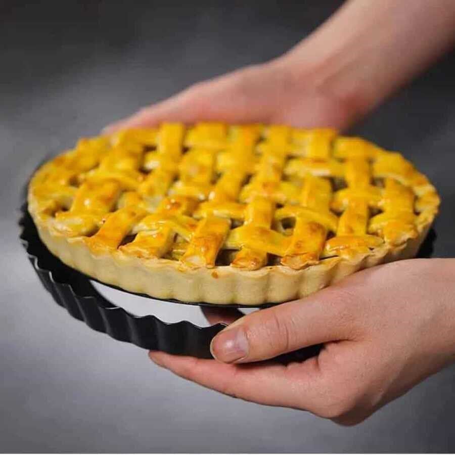 Epinox Tart Kalıbı 13 cm (TRT-13)-Pasta ve Baklava Kalıpları - Demasan

