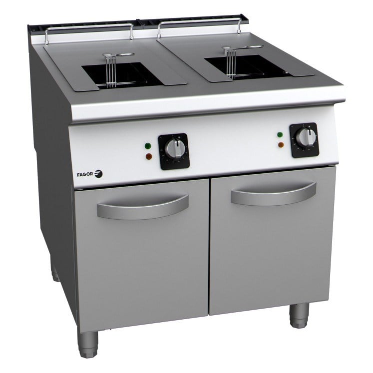 Fagor F-G9215 Gazlı Fritöz, 800x930x850 mm-GAZLI FRİTÖZLER - Demasan
